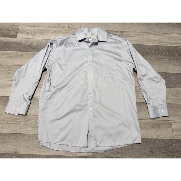 Michael Kors Other - Michael Kors Men's Non-Iron Dress Shirt, 17 32/33, Light Blue, Long Sleeve